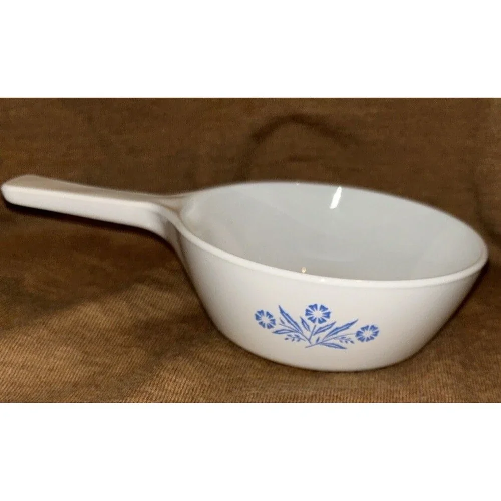 Vintage Corning Ware Blue Cornflower 1 Pint Sauce Pot P-81-B No Lid Pristine